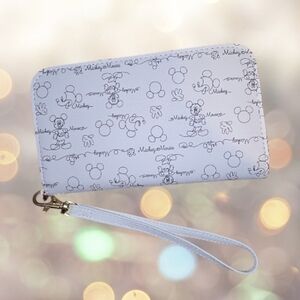 Disney Tech Wallet Classic Mickey Mouse Sketch & Signature